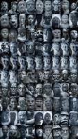 faces of middelheim antwerp collage