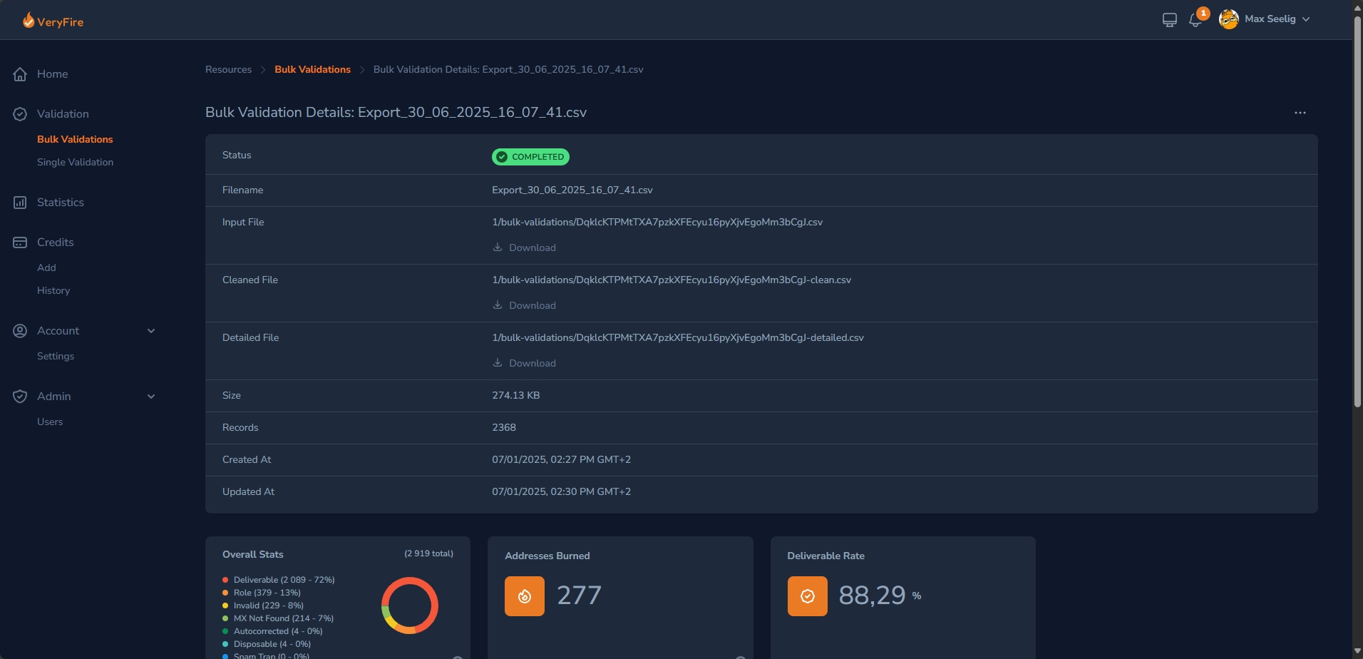 VeryFire Platform Screenshot 4